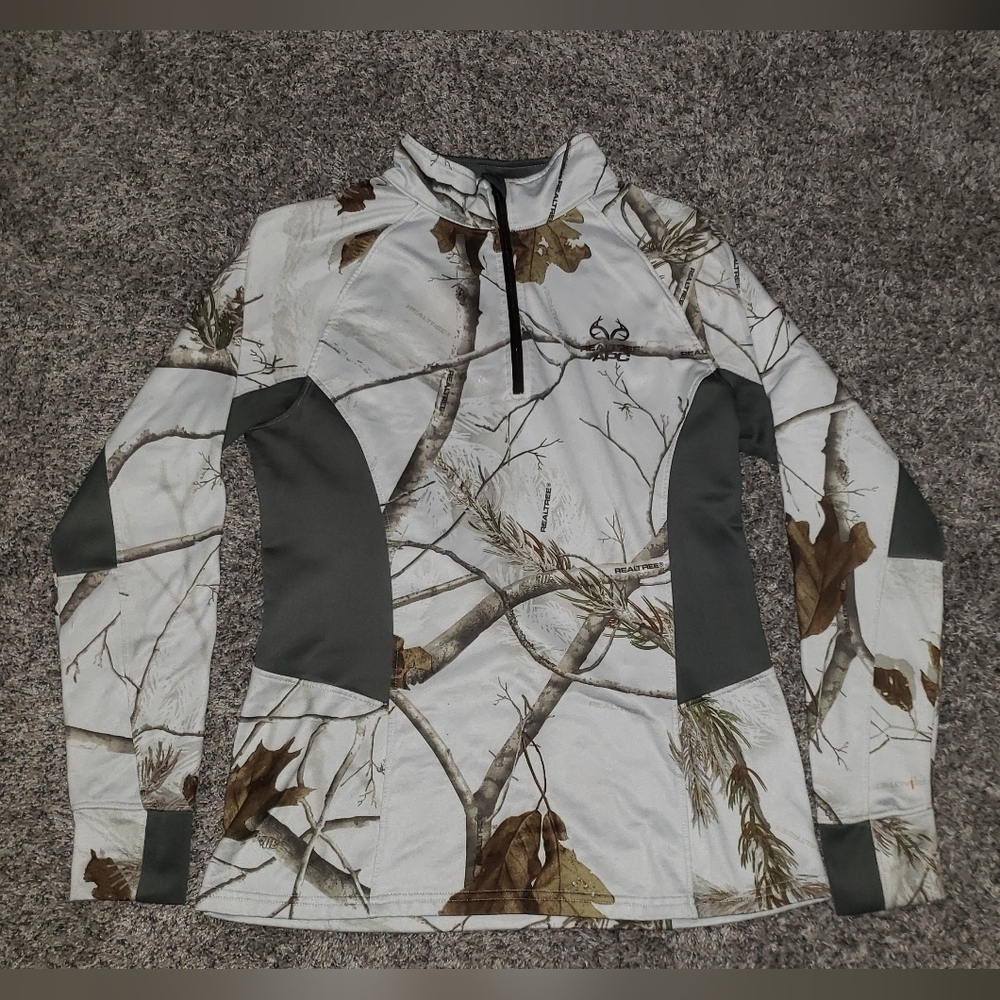 Realtree| Camouflage Midweight 1/4 Zip Pullover